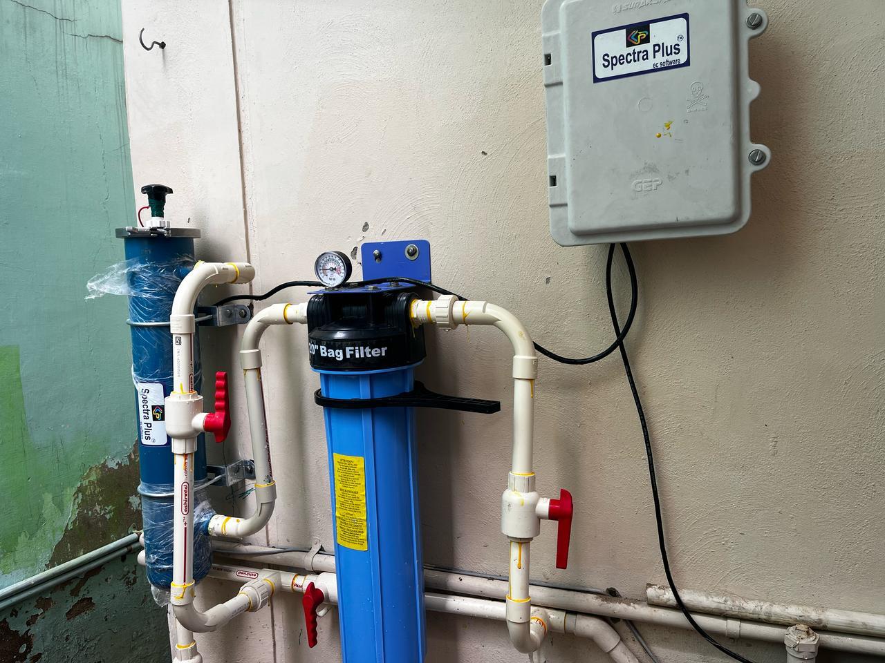 Industrial Scale Remover System Ready for Operation